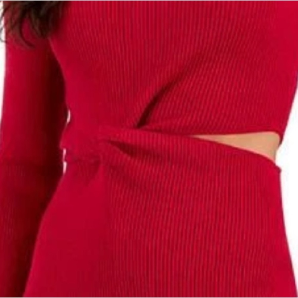 🆕Elegant Red Cut-Out Dress🆕🌹 - Picture 5 of 5